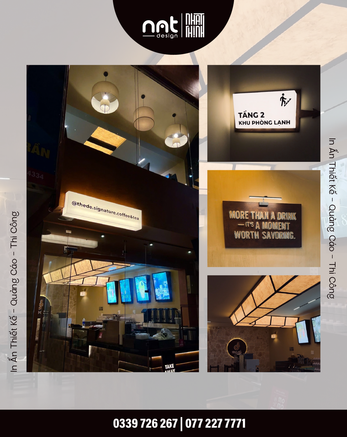 THIẾT KẾ - THI CÔNG QUÁN CAFE THE DÉ